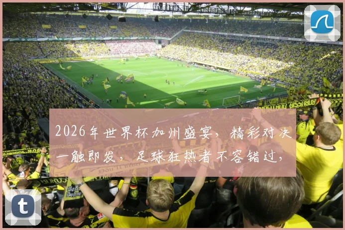 2026年世界杯加州盛宴，精彩对决一触即发，足球狂热者不容错过，激情同享